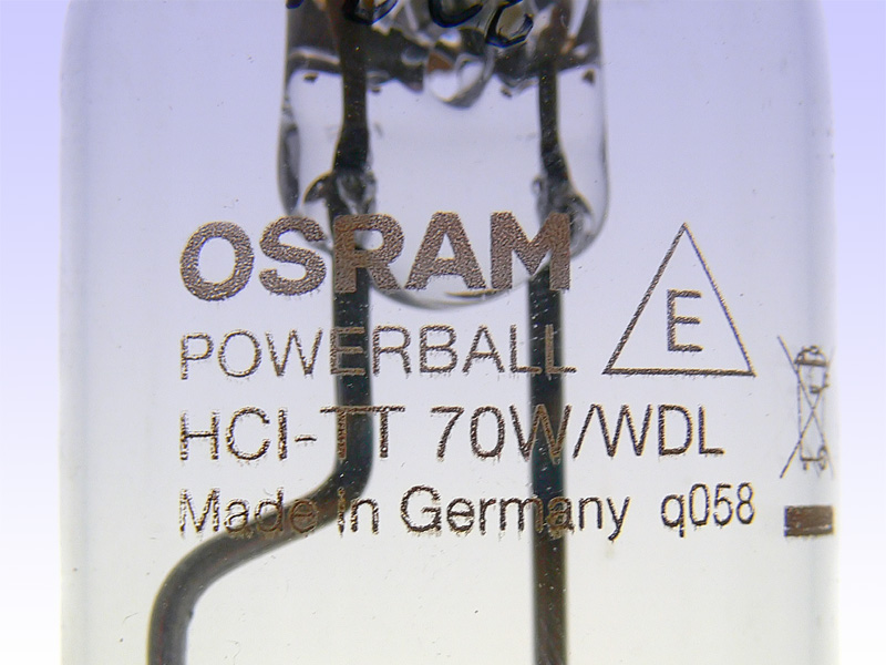 OSRAM HCI-TT 70W/WDL GERMANY q058