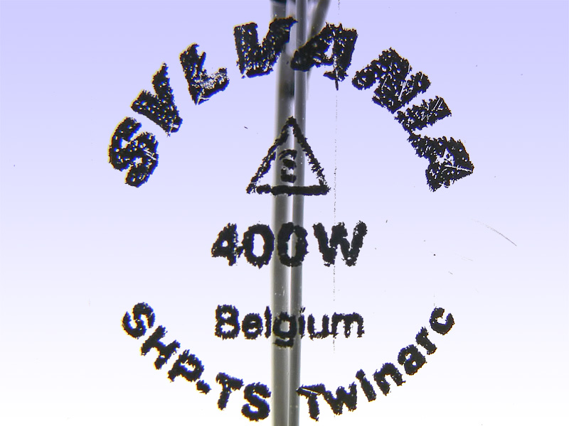 SYLVANIA 400W SHP-TS TWINARC BELGIUM