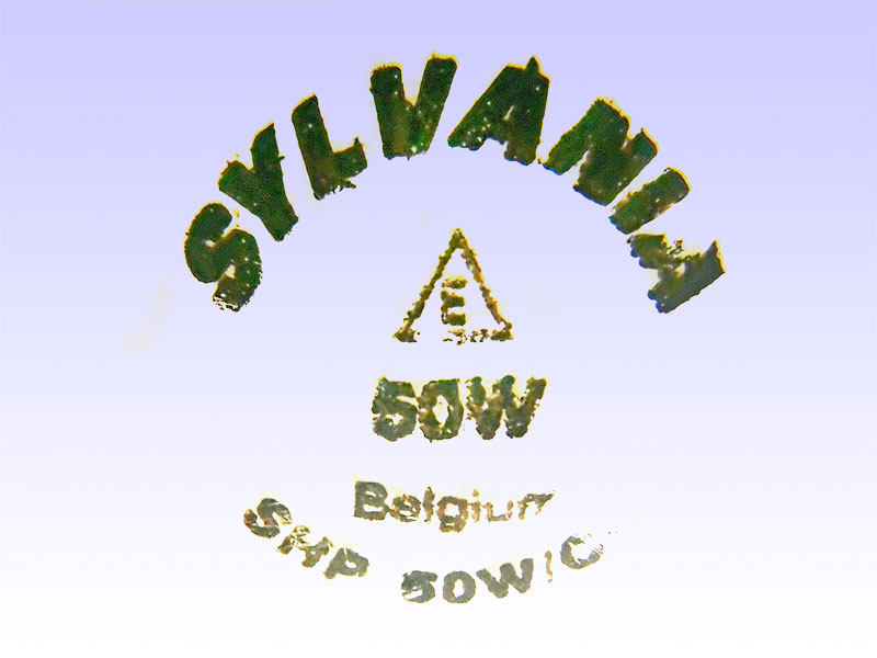 SYLVANIA SHP 50W/C Belgium