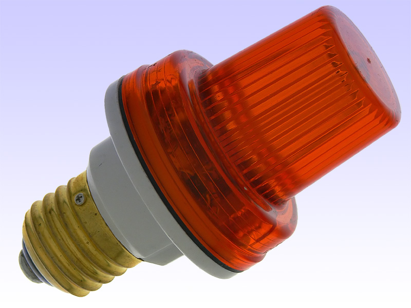 kompakte Blitzlampe rot E27