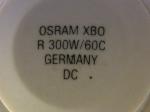 OSRAM XBO R 300W/60C GERMANY DC