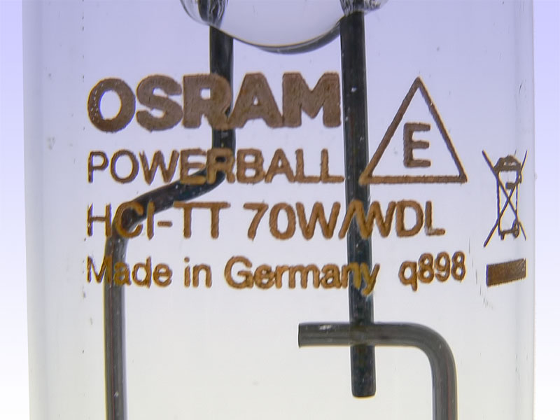 OSRAM HCI-TT 70W/WDL q898 Germany